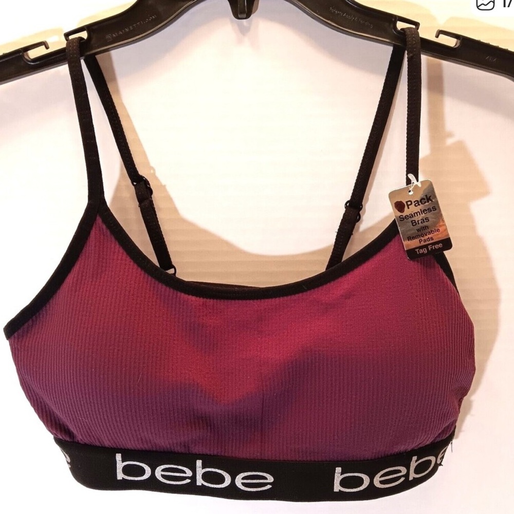 Bebe Wine Sports Bra